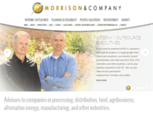 Tablet Screenshot of morrisonco.net